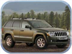 Бронированный Grand Cherokee, бронировщик - компания Армет