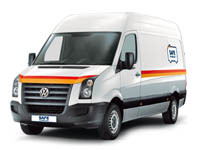 Инкассаторский броневик Volkswagen Crafter, бронировщик SAFE technology